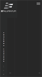 Mobile Screenshot of efaluminyum.com
